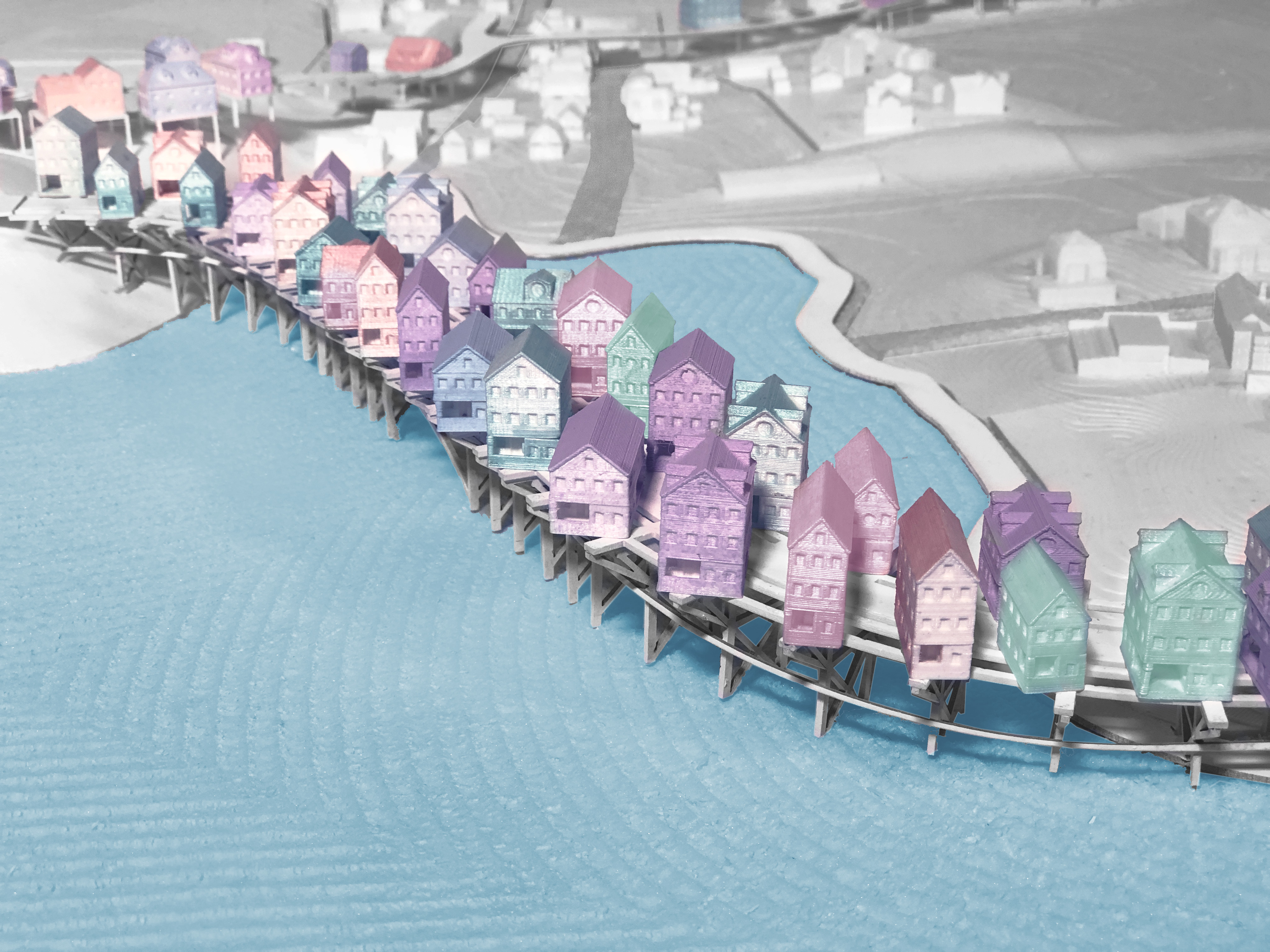 Architecture student Adam Sherman's designs for a future Provincetown, Massachusetts. Courtesy of Adam Sherman