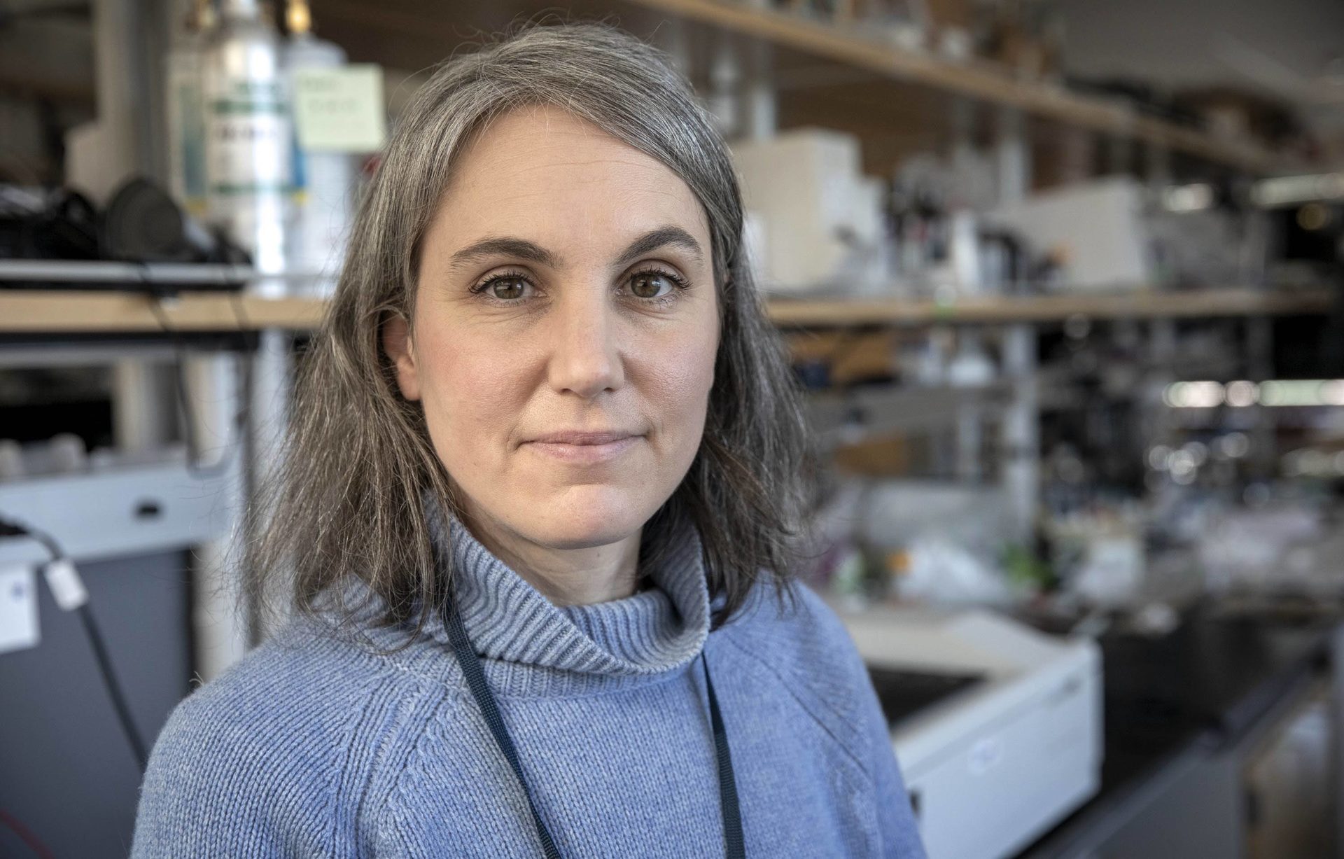 Portrait of Nichole Price, a senior research scientist at Bigelow Laboratory and leads research on cattle methane solutions.